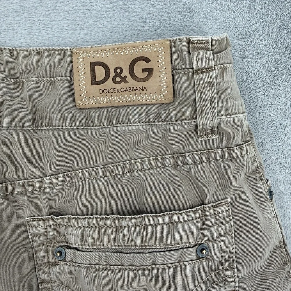 D&G Dolce & Gabbana Jeans Mens Sz 33 Ittierre Spa Button Fly Denim Vintage Italy